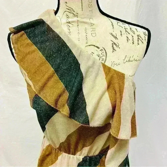 Lumina shimmering off the shoulder midi dress for women size 6 - Picture 9 of 13